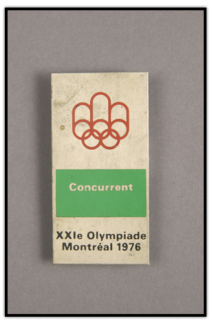 épinglette du logo des Jeux olympiques de 1976