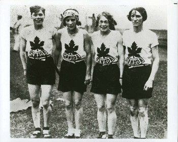 1928 Canadian women’s relay team.