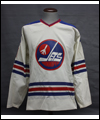 Bobby Hull’s jersey with the Winnipeg Jets