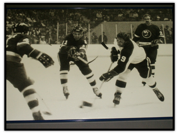 Bobby Hull (#9) in game action