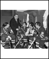 Buddy O'Connor sitting in his dressing room