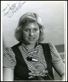 Signed photograph of Cindy Nicholas