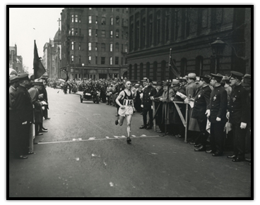 David Komonen, vainqueur du marathon de Boston