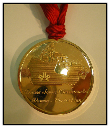 Médaille d'or des Jeux du Commonwealth remportée par Diane Jones-Konihowski