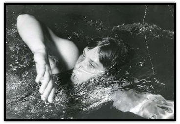 Elaine Tanner swimming