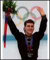 Elvis Stojko sur le podium