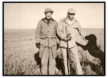 Fritz Hanson (à gauche) avec Bing Crosby