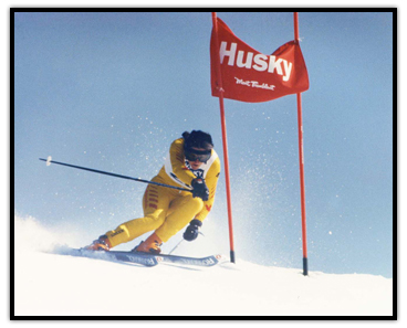 Gerry Sorensen skiing