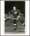 Gordie Howe wearing a Detroit Red Wings uniform