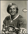 Guy Lafleur wearing his Montreal Canadiens’ jersey