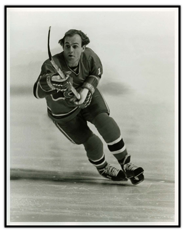 Guy Lafleur skating on the ice