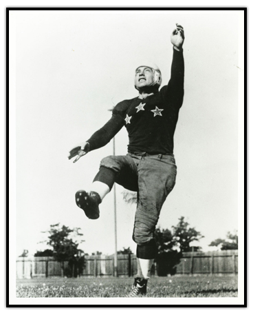 Hugh Stirling bottant le ballon