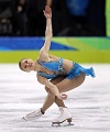 Joannie Rochette skating at the Winter Olympic Games