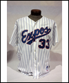 Montreal Expos’ jersey worn by Larry Walker