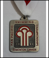 Silver medal won by Mark Tewksbury at a competition in Edmonton