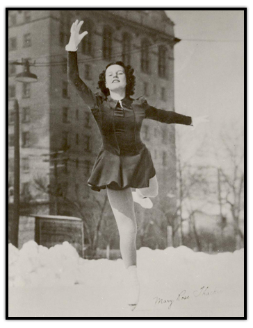 Mary Rose Thacker sur la glace