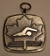 Médaille d’argent obtenue par Nancy Garapick au Championnat canadien de natation