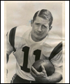 Portrait of Ron Stewart with a football