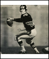 Russ Jackson back to pass in his Ottawa Rough Riders uniform